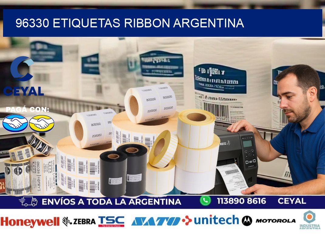 96330 etiquetas ribbon argentina