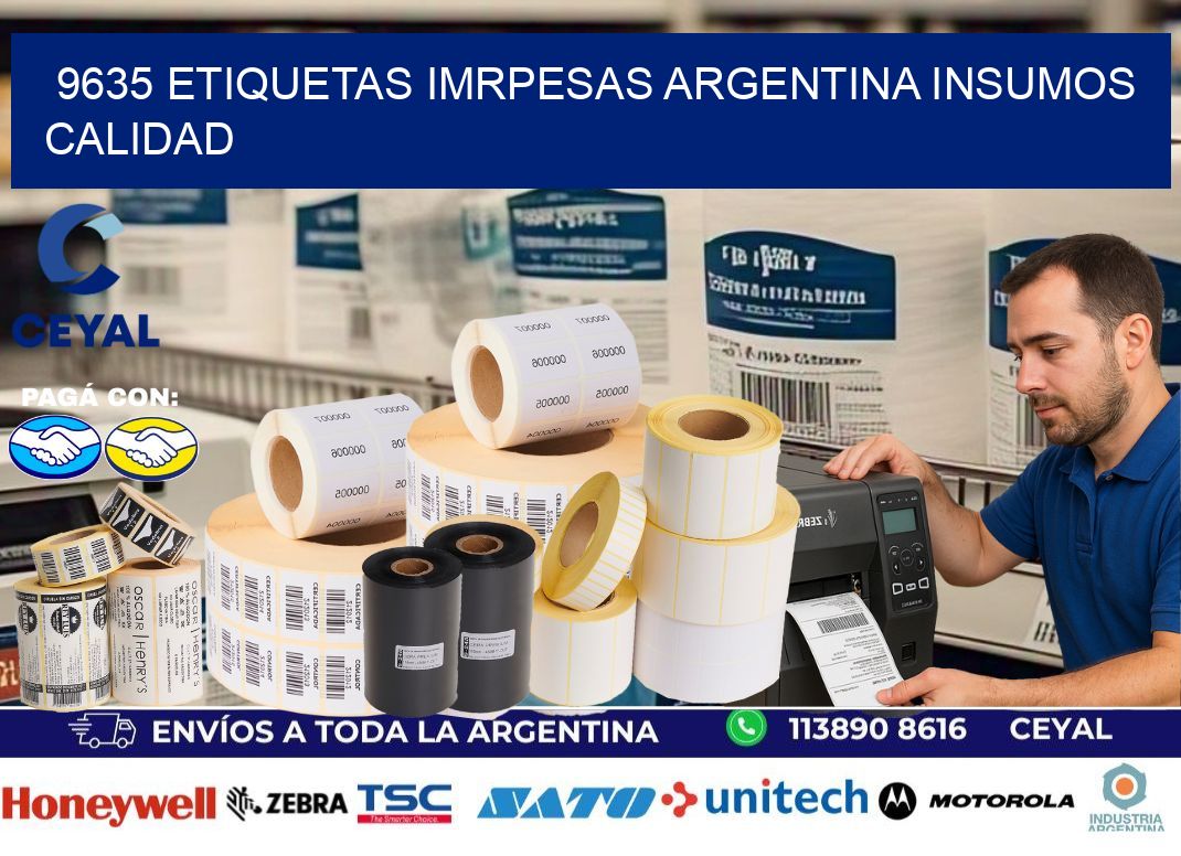 9635 etiquetas imrpesas argentina INSUMOS CALIDAD