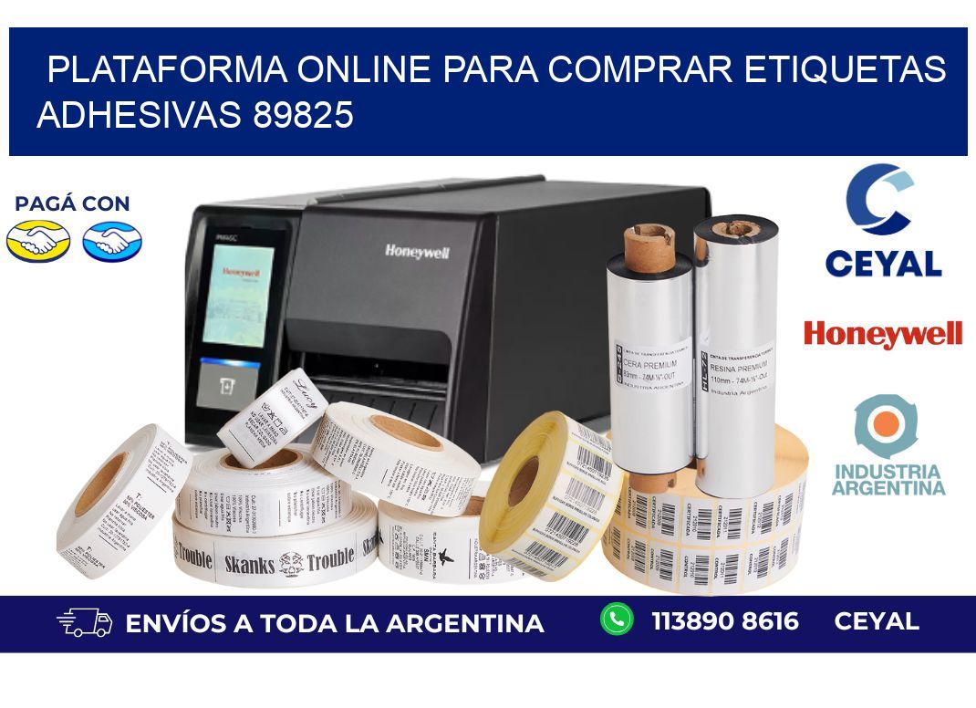 Plataforma Online para Comprar Etiquetas Adhesivas 89825