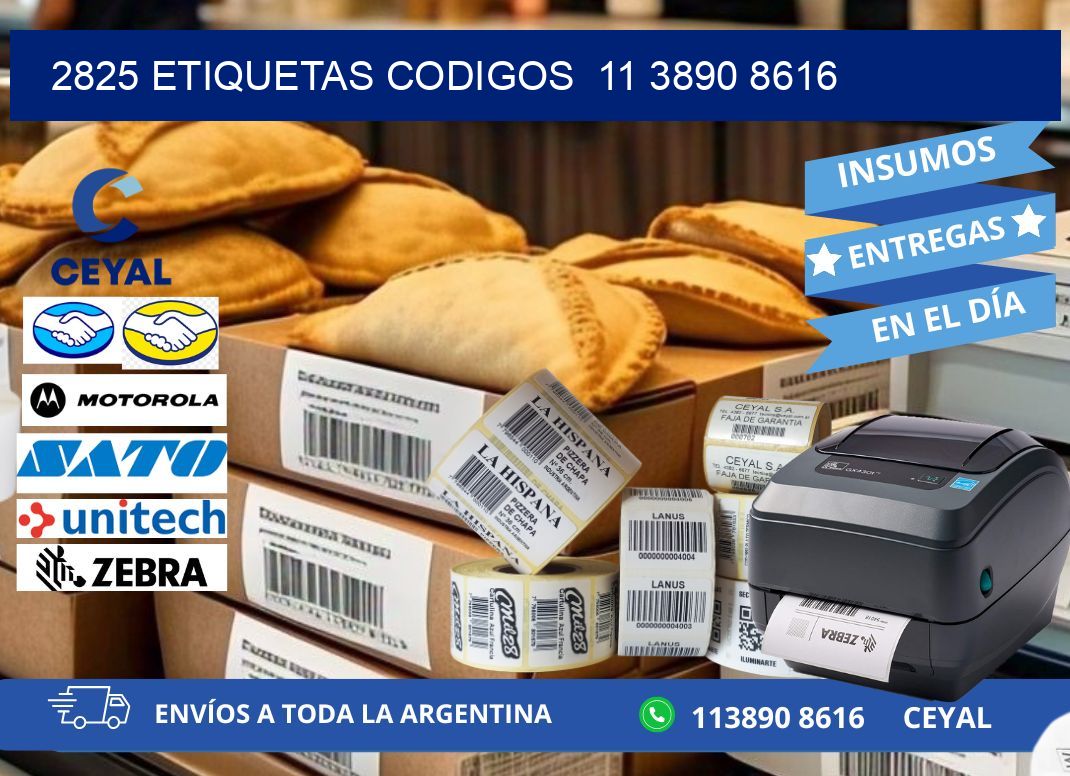 2825 ETIQUETAS CODIGOS 11 3890 8616