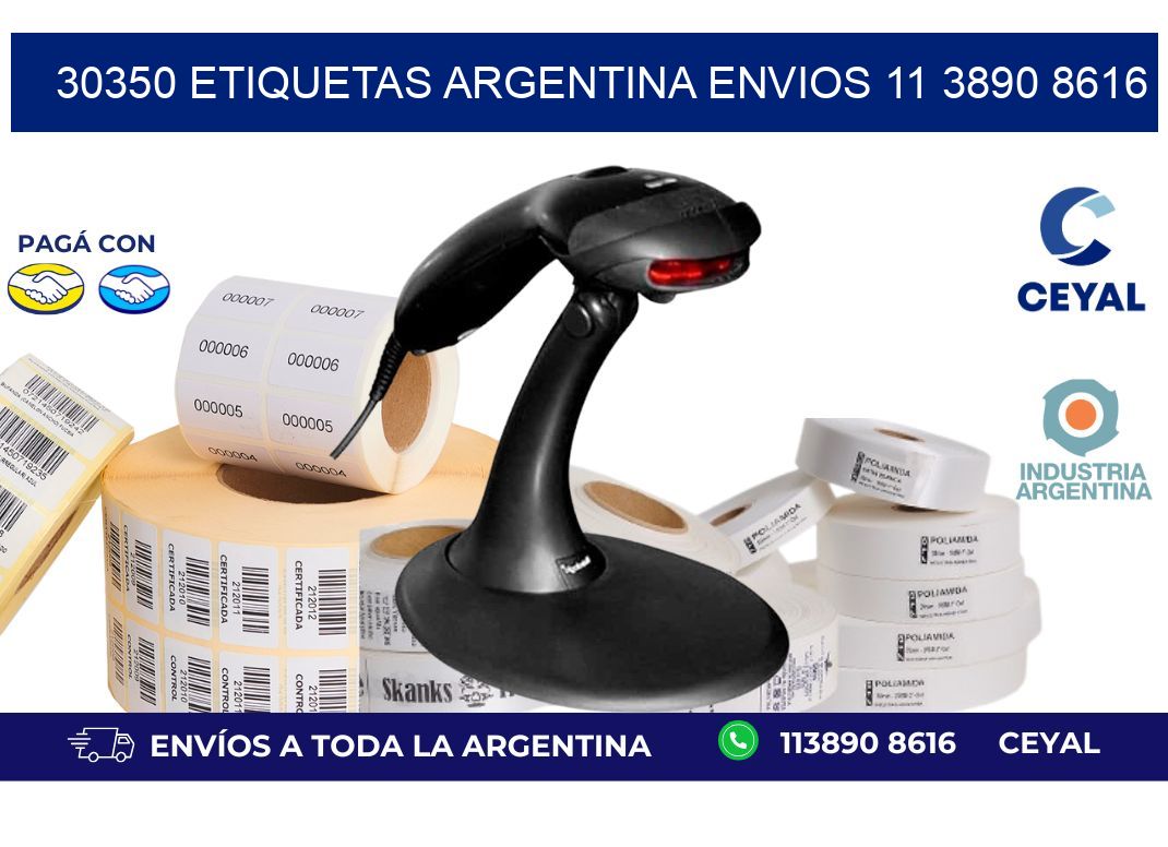 30350 ETIQUETAS ARGENTINA ENVIOS 11 3890 8616