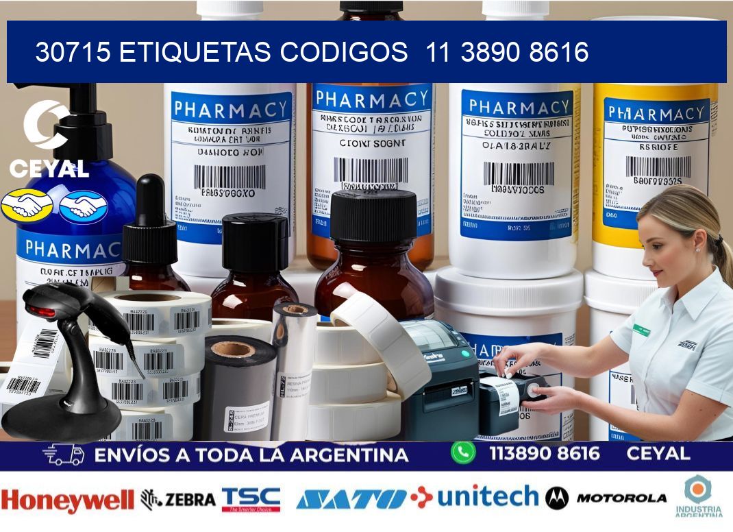 30715 ETIQUETAS CODIGOS  11 3890 8616