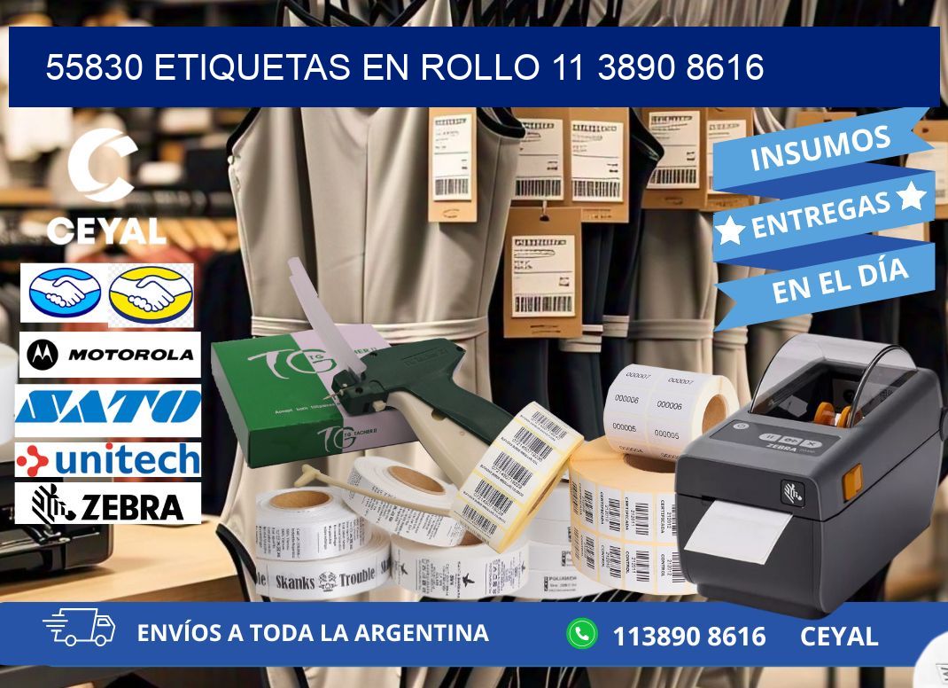 55830 ETIQUETAS EN ROLLO 11 3890 8616