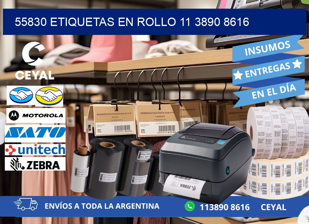 55830 ETIQUETAS EN ROLLO 11 3890 8616