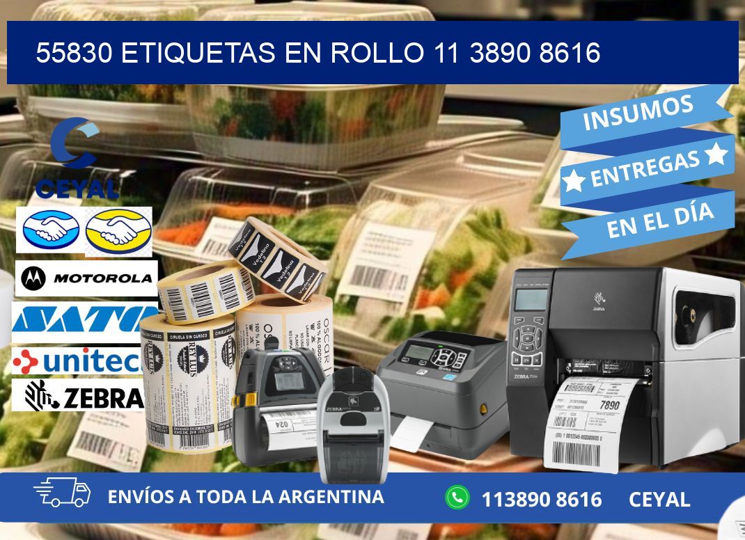 55830 ETIQUETAS EN ROLLO 11 3890 8616