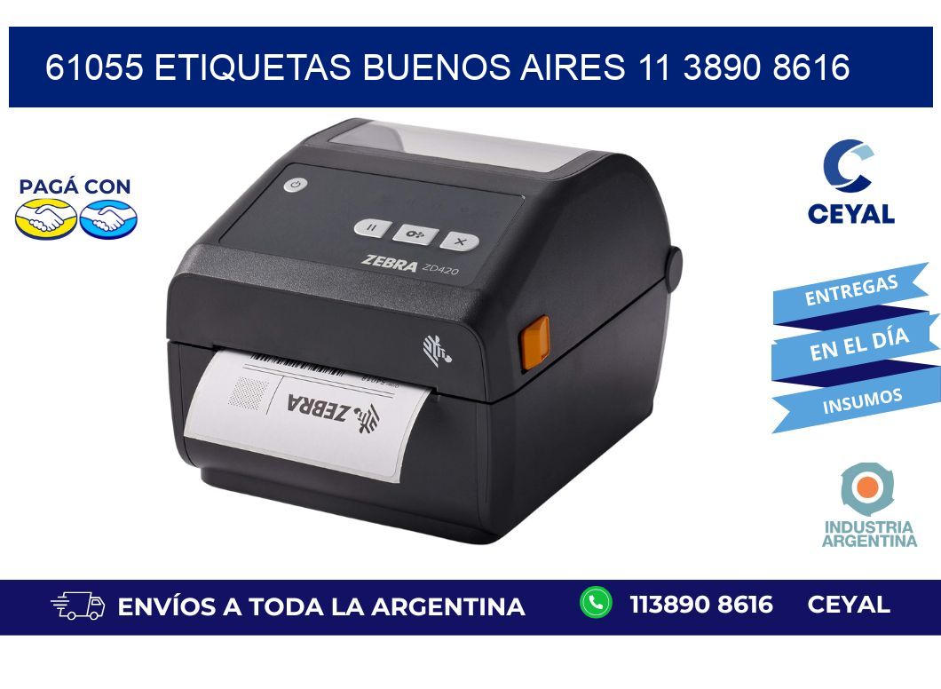 61055 ETIQUETAS BUENOS AIRES 11 3890 8616