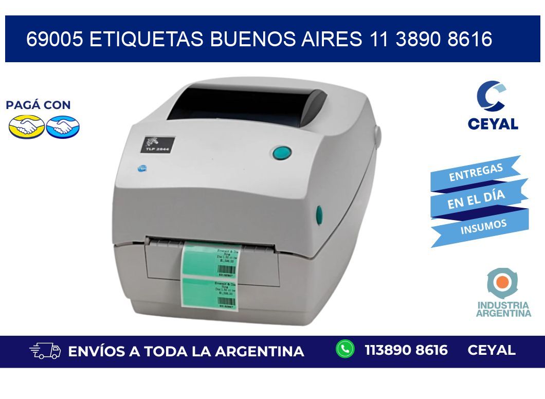 69005 ETIQUETAS BUENOS AIRES 11 3890 8616