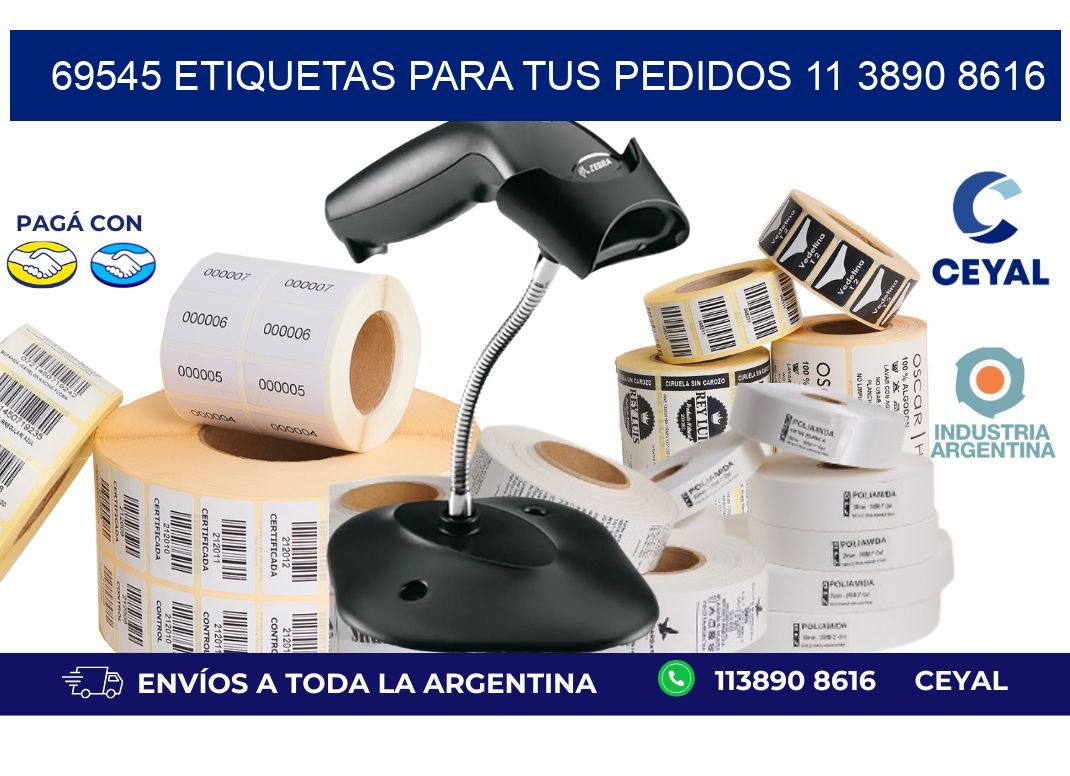 69545 ETIQUETAS PARA TUS PEDIDOS 11 3890 8616