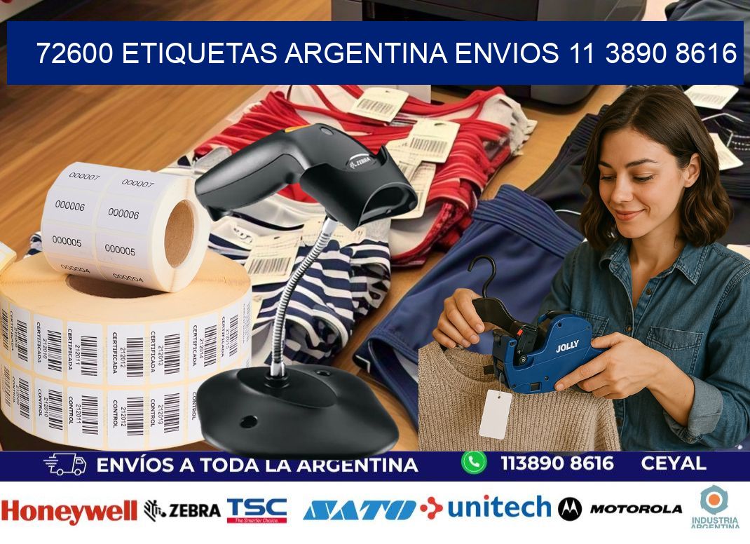 72600 ETIQUETAS ARGENTINA ENVIOS 11 3890 8616