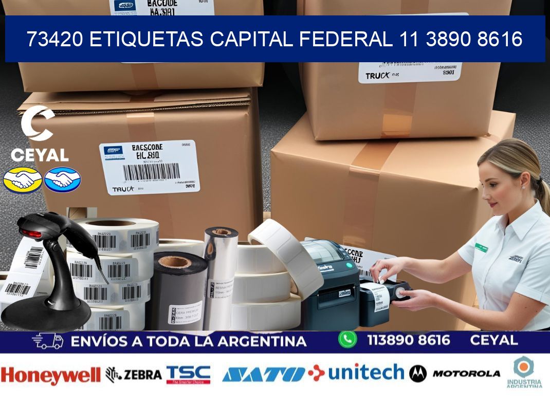 73420 ETIQUETAS CAPITAL FEDERAL 11 3890 8616