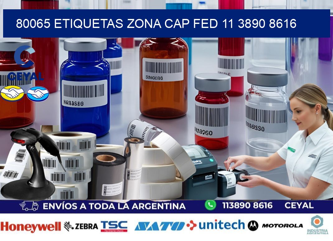 80065 ETIQUETAS ZONA CAP FED 11 3890 8616