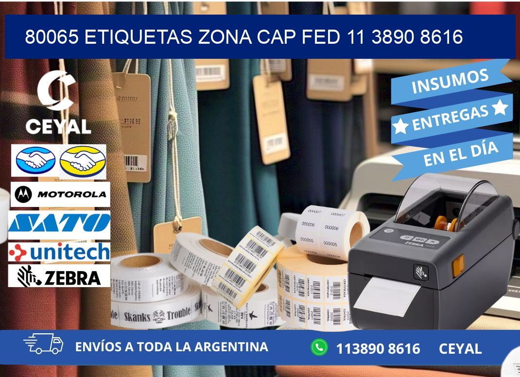 80065 ETIQUETAS ZONA CAP FED 11 3890 8616