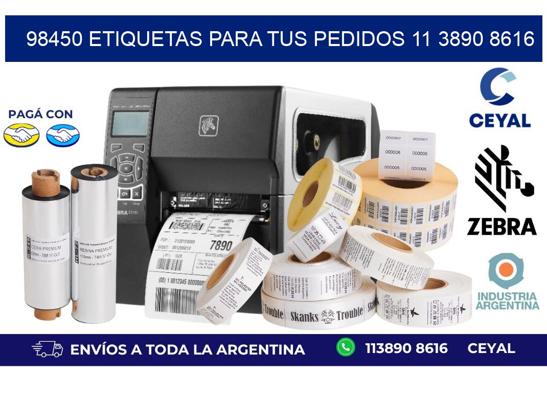 98450 ETIQUETAS PARA TUS PEDIDOS 11 3890 8616