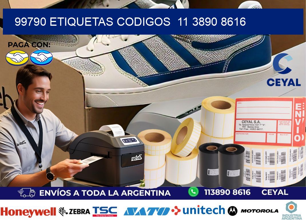 99790 ETIQUETAS CODIGOS 11 3890 8616