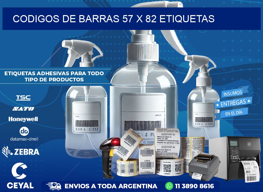 codigos de barras 57 x 82 etiquetas