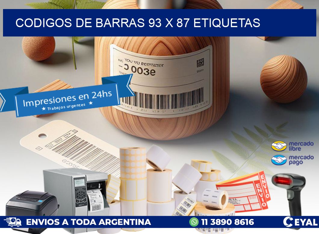 codigos de barras 93 x 87 etiquetas