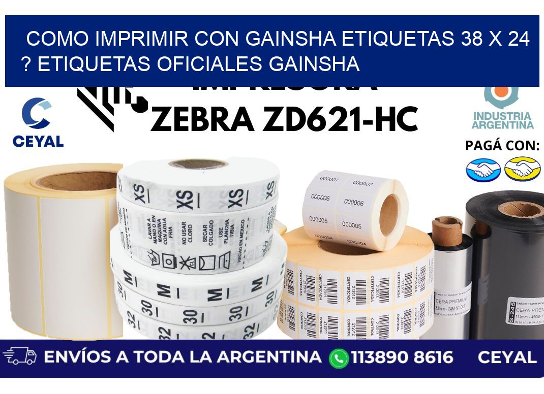 como imprimir con gainsha etiquetas 38 x 24 ? etiquetas oficiales gainsha