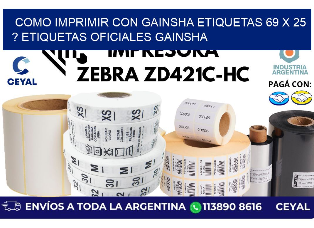 como imprimir con gainsha etiquetas 69 x 25 ? etiquetas oficiales gainsha
