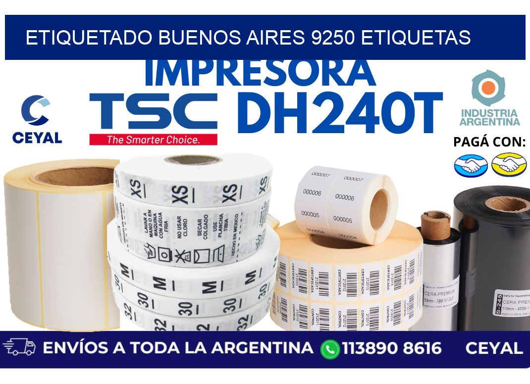 etiquetado buenos aires 9250 etiquetas