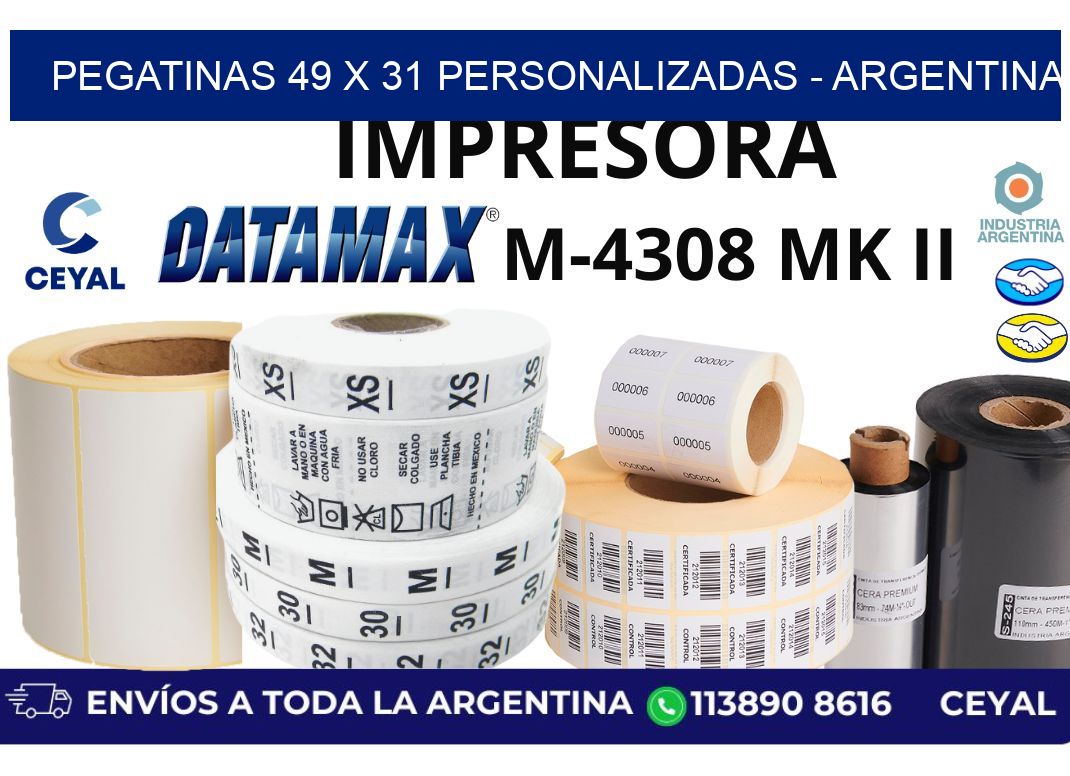 pegatinas 49 x 31 personalizadas - Argentina