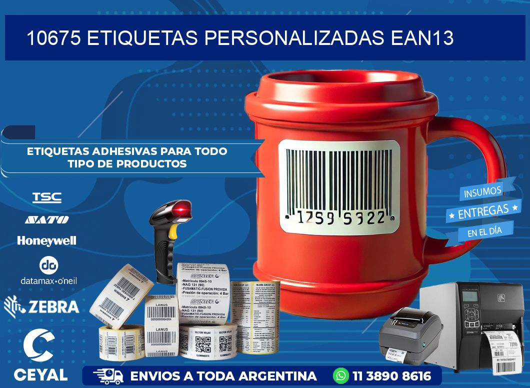 10675 Etiquetas personalizadas ean13
