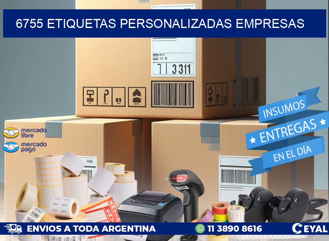 6755 Etiquetas personalizadas empresas
