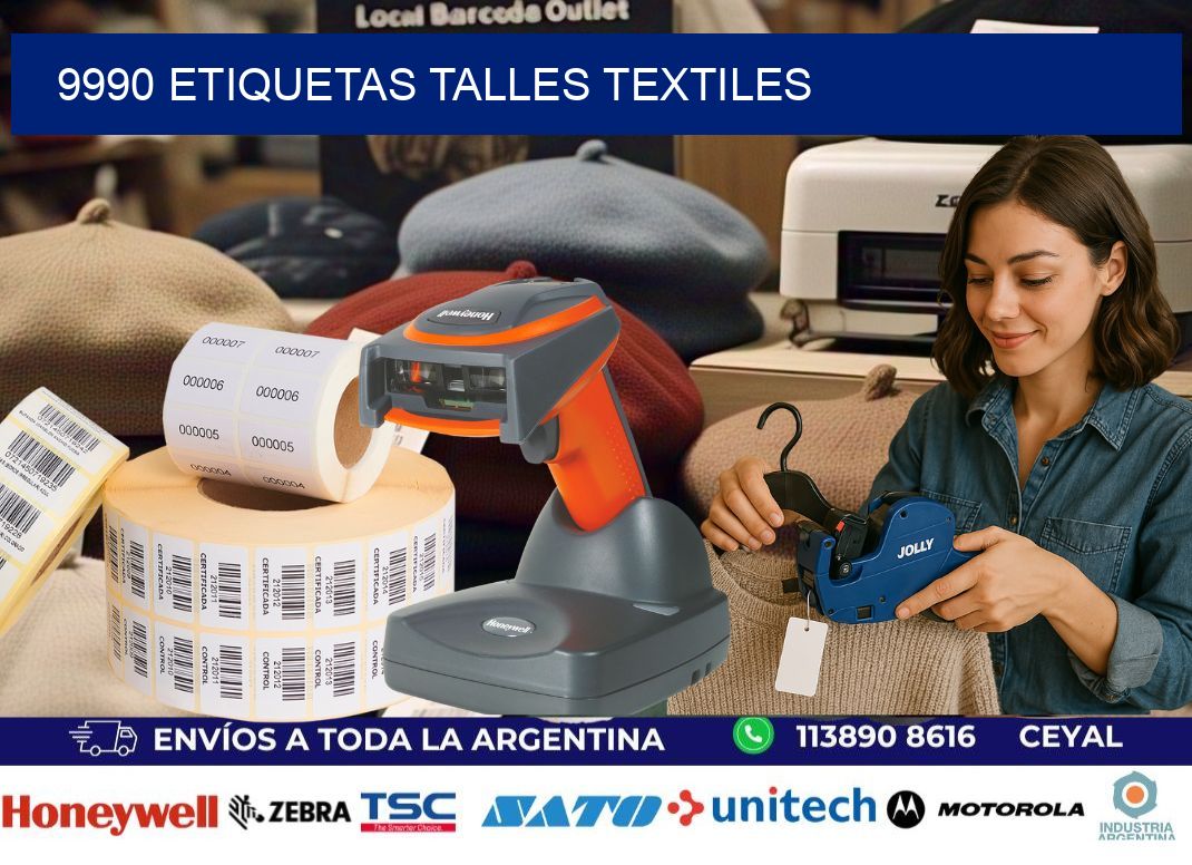 9990 ETIQUETAS TALLES TEXTILES