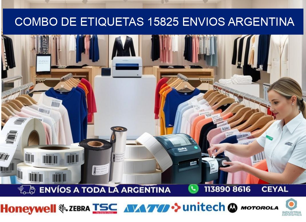 Combo de etiquetas 15825 ENVIOS ARGENTINA