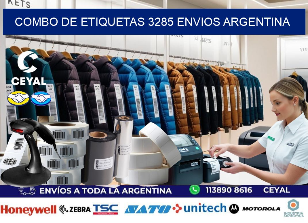 Combo de etiquetas 3285 ENVIOS ARGENTINA