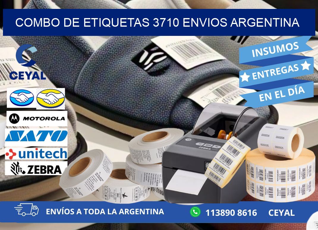 Combo de etiquetas 3710 ENVIOS ARGENTINA