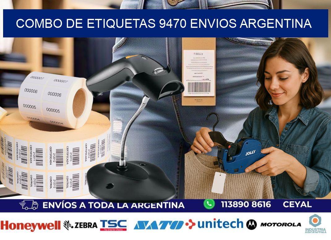 Combo de etiquetas 9470 ENVIOS ARGENTINA