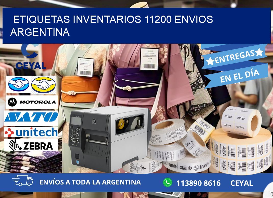 etiquetas inventarios 11200 ENVIOS ARGENTINA