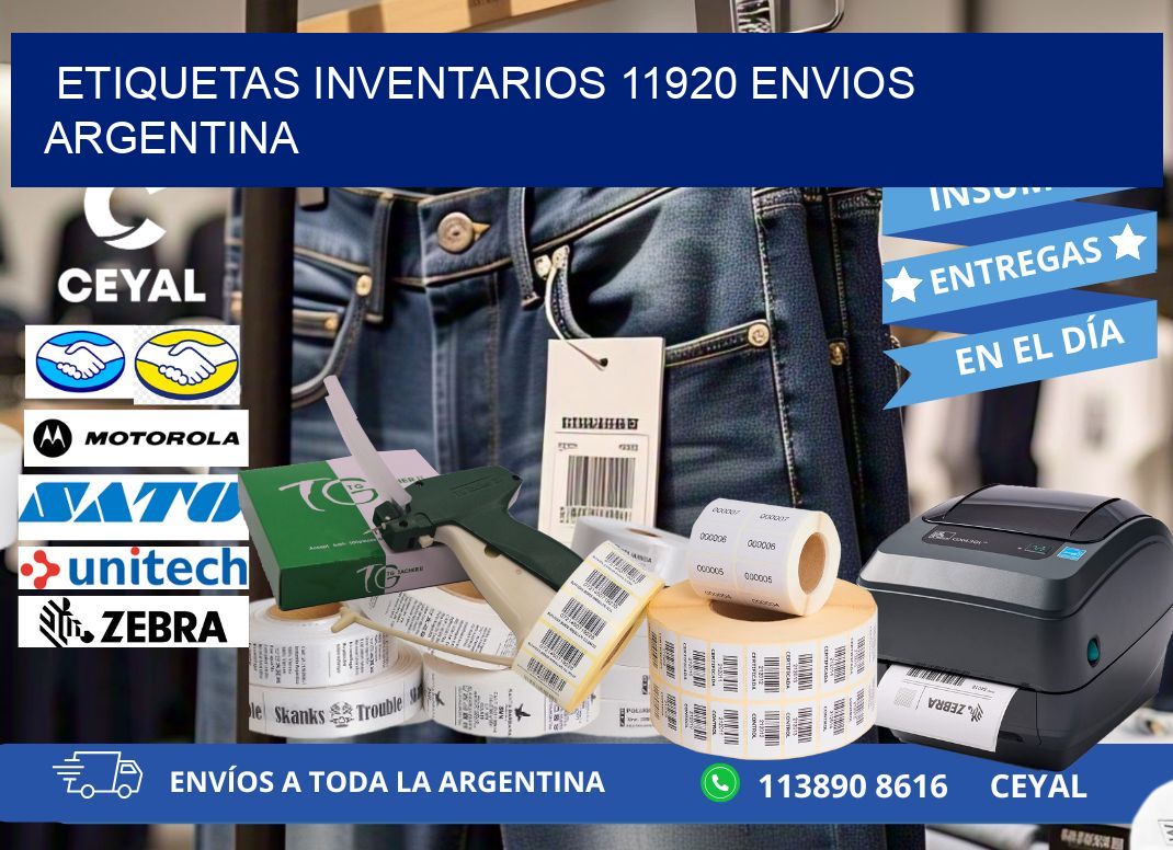 etiquetas inventarios 11920 ENVIOS ARGENTINA