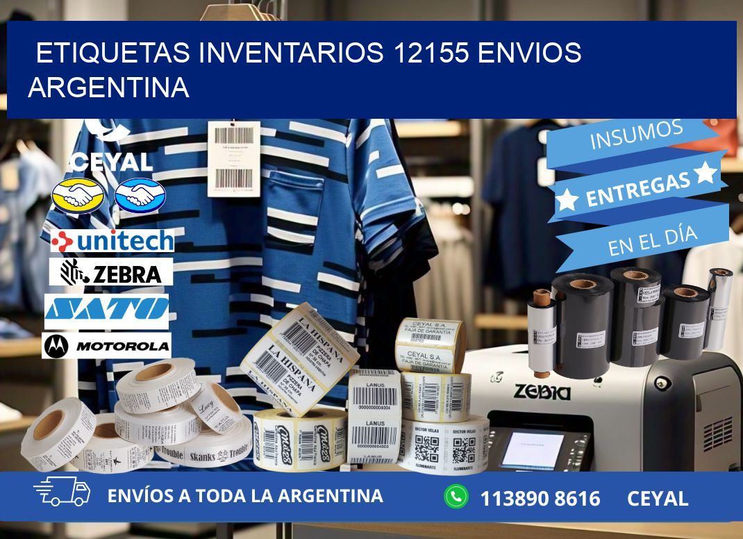 etiquetas inventarios 12155 ENVIOS ARGENTINA