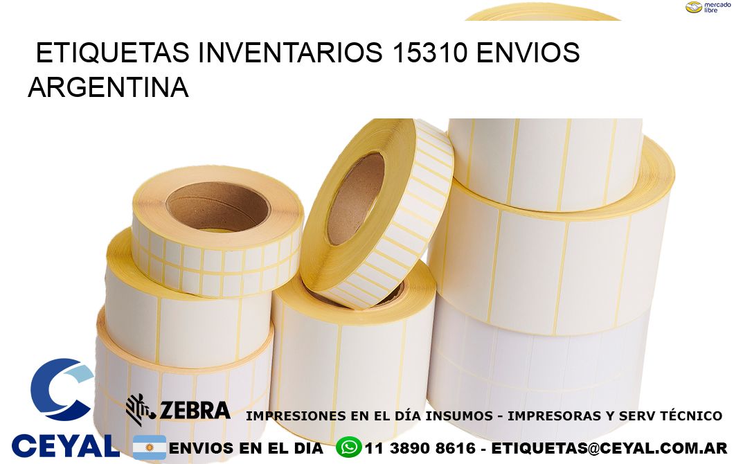 etiquetas inventarios 15310 ENVIOS ARGENTINA