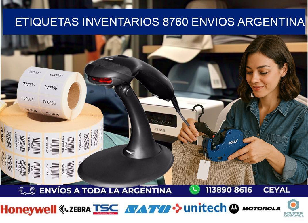 etiquetas inventarios 8760 ENVIOS ARGENTINA