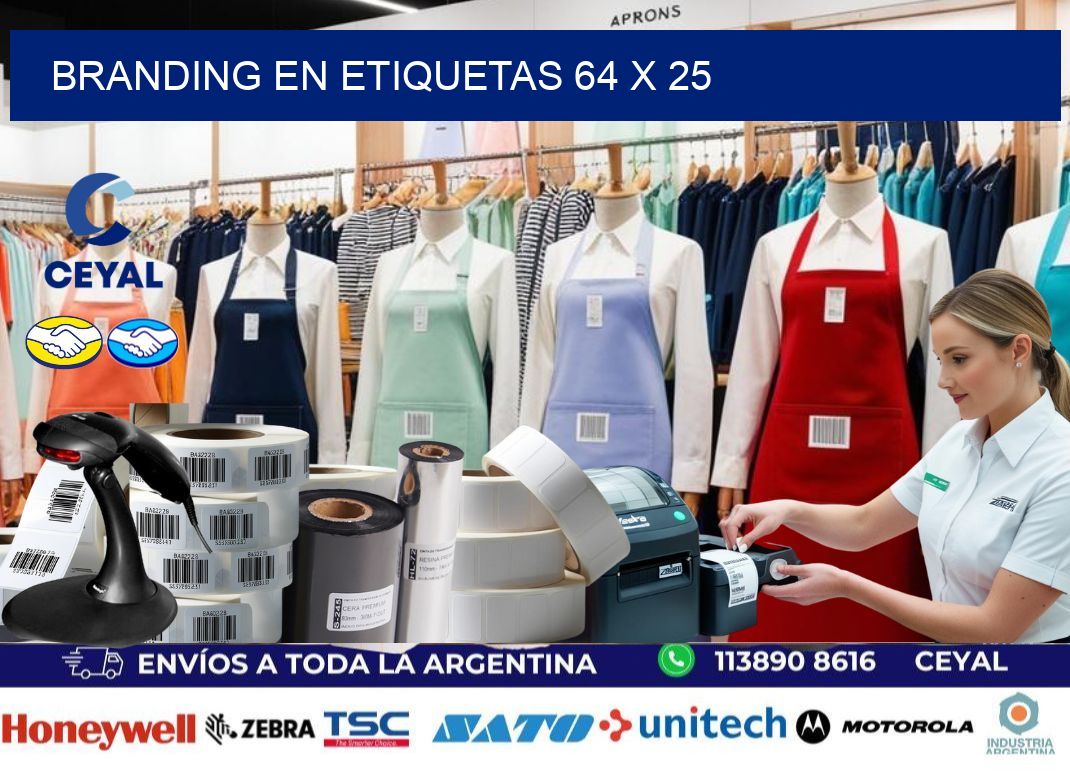 Branding en etiquetas 64 x 25