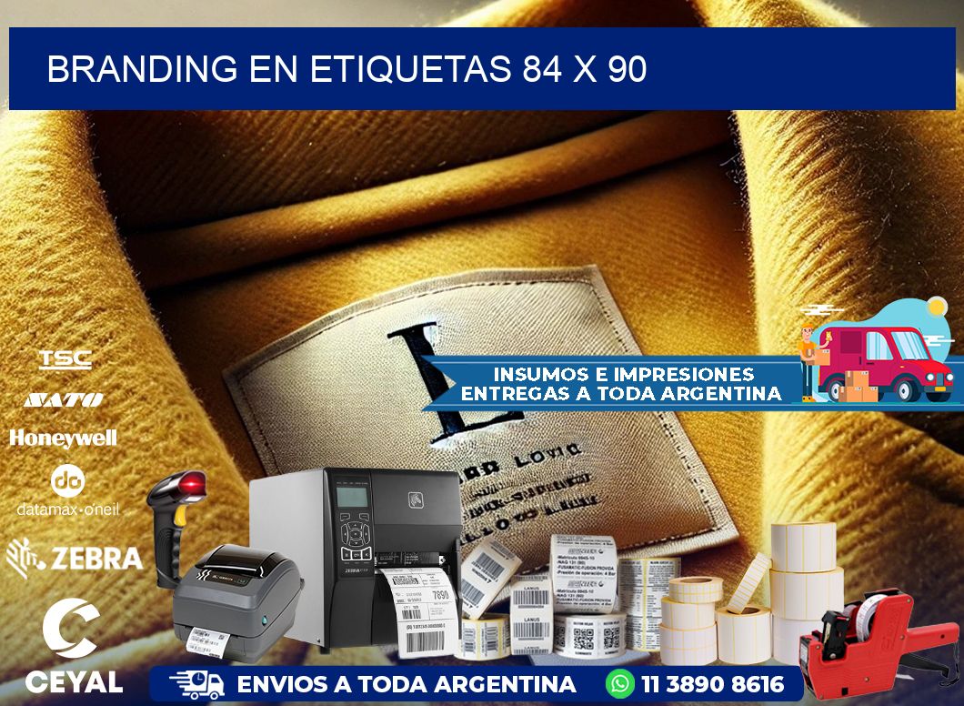 Branding en etiquetas 84 x 90