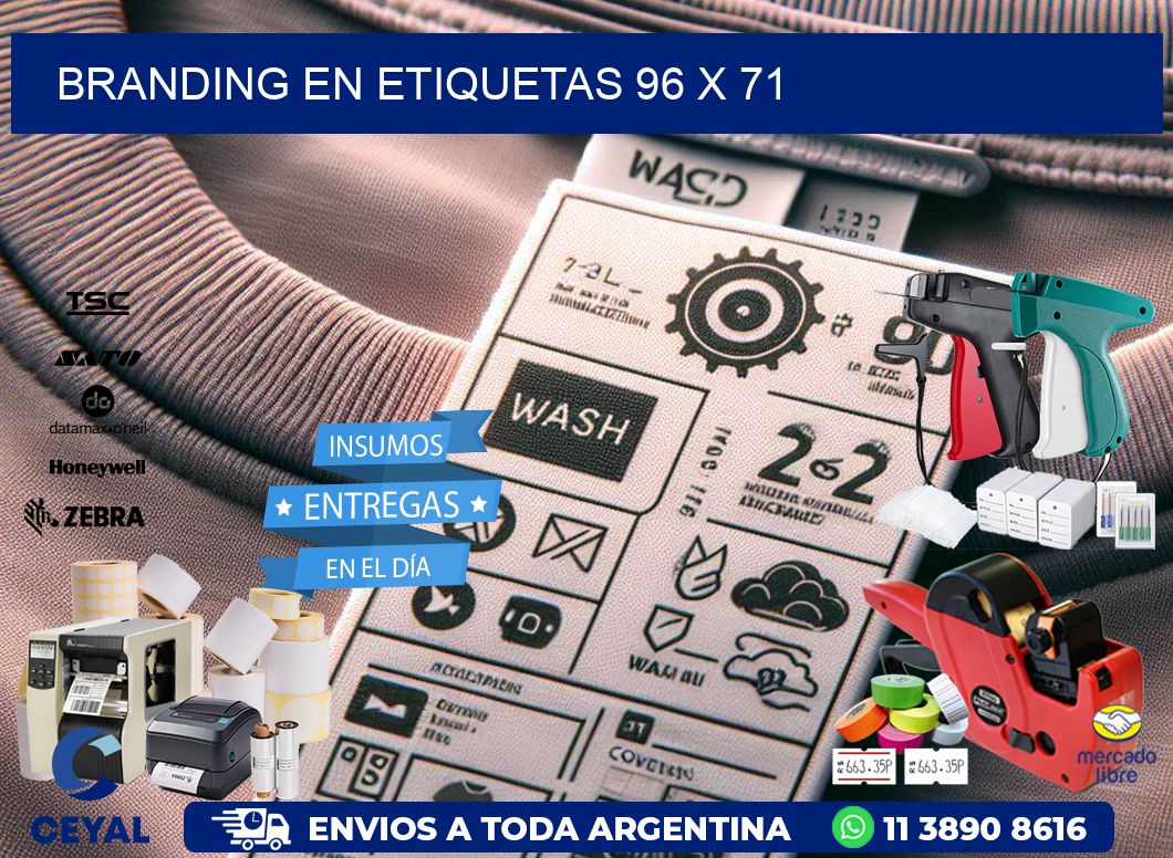 Branding en etiquetas 96 x 71