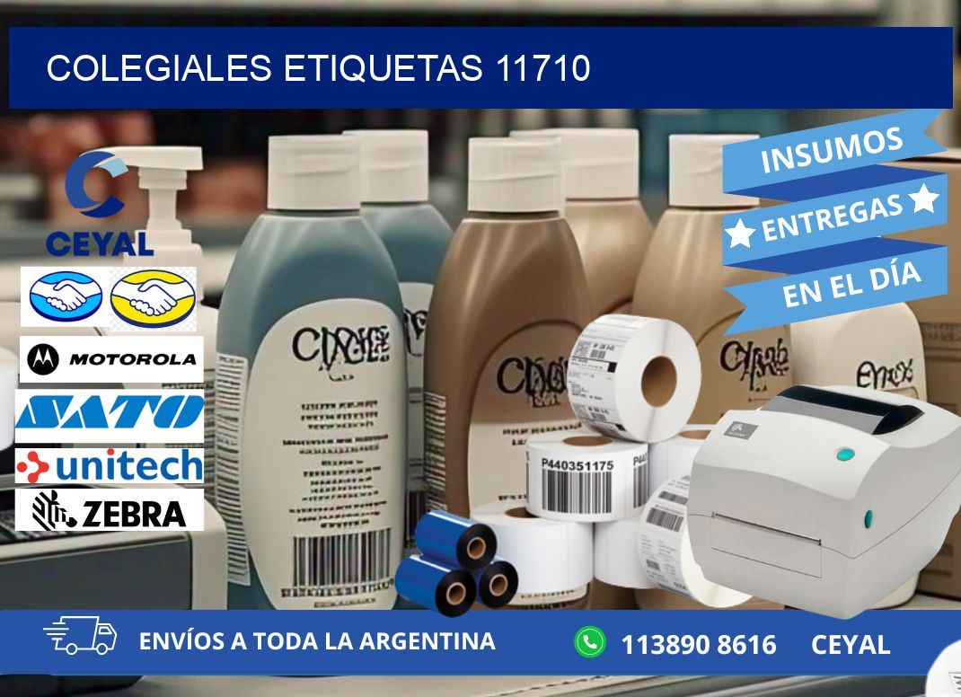 Colegiales etiquetas 11710