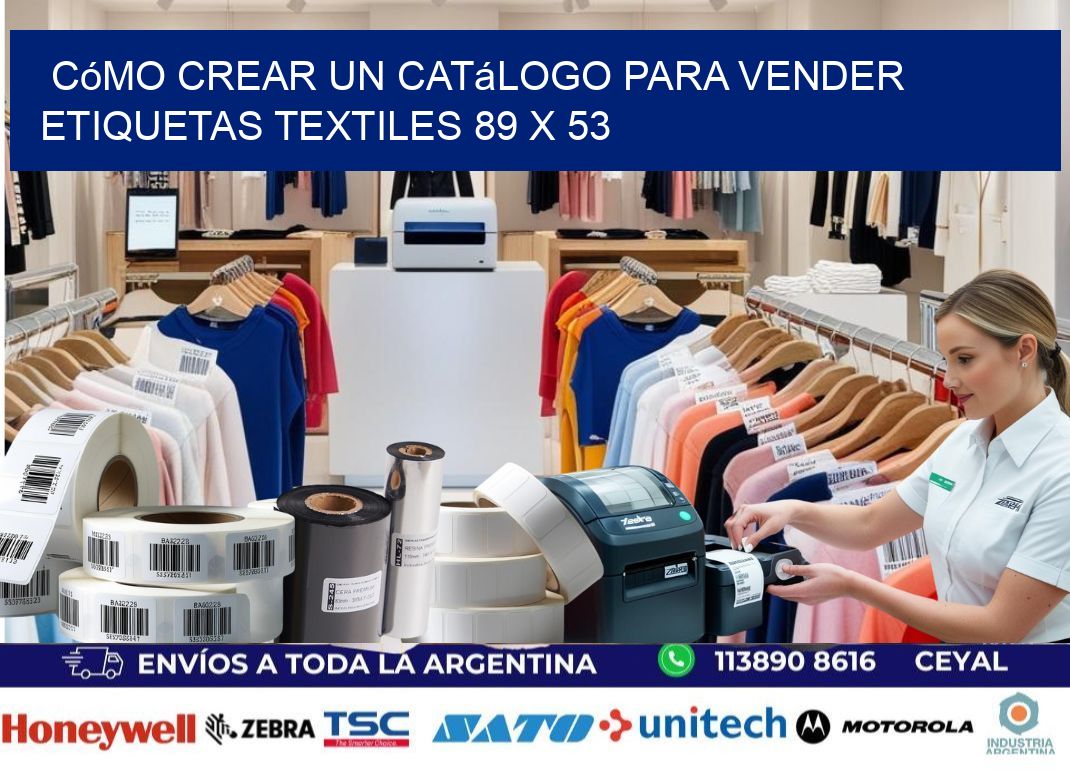 Cómo Crear un Catálogo para Vender Etiquetas Textiles 89 x 53