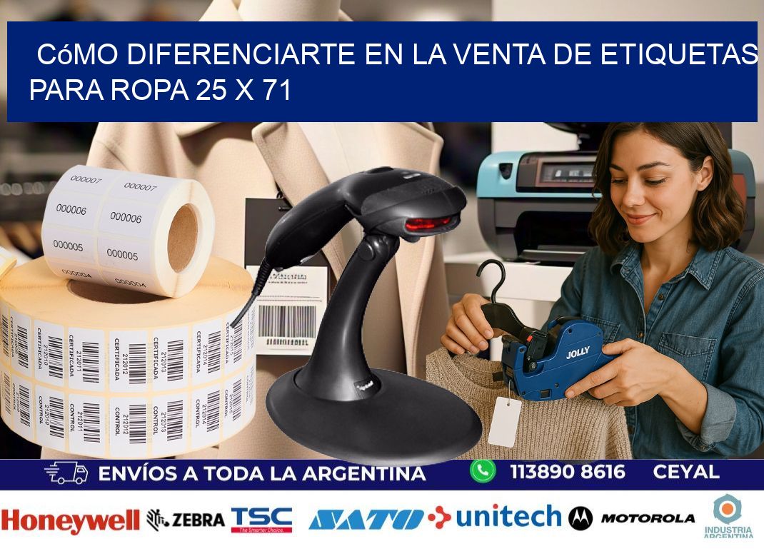 Cómo Diferenciarte en la Venta de Etiquetas para Ropa 25 x 71