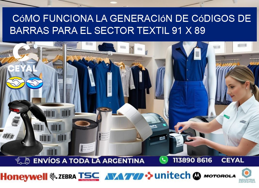 Cómo Funciona la Generación de Códigos de Barras para el Sector Textil 91 x 89