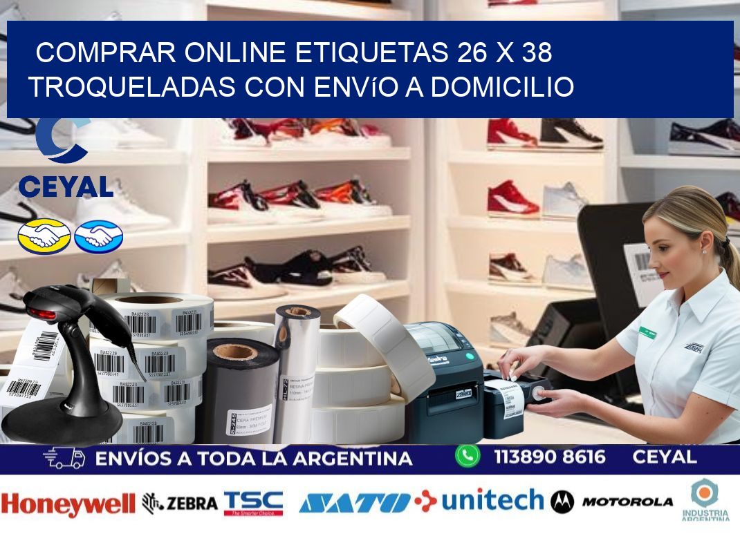 Comprar online etiquetas 26 x 38 troqueladas con envío a domicilio