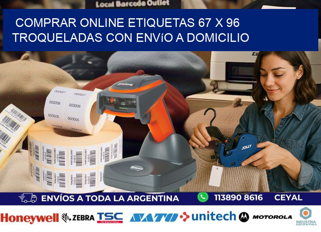 Comprar online etiquetas 67 x 96 troqueladas con envío a domicilio
