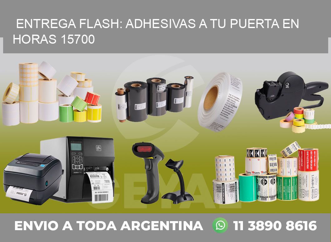 Entrega Flash: Adhesivas A Tu Puerta en Horas 15700