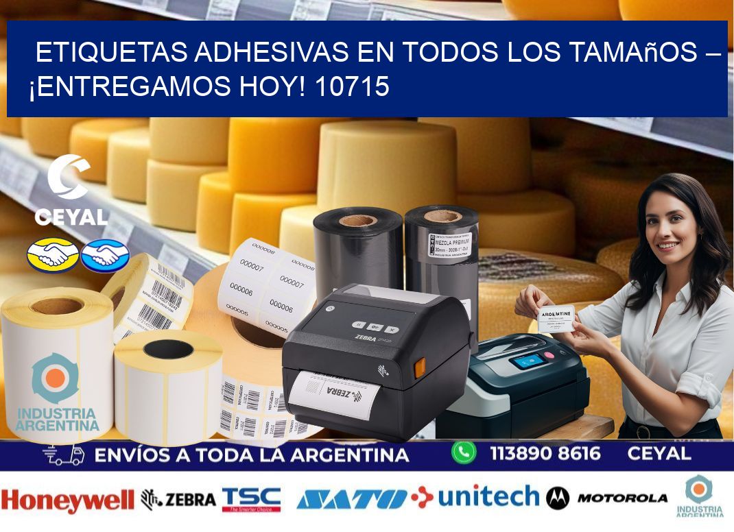 Etiquetas Adhesivas en Todos los Tamaños – ¡Entregamos Hoy! 10715