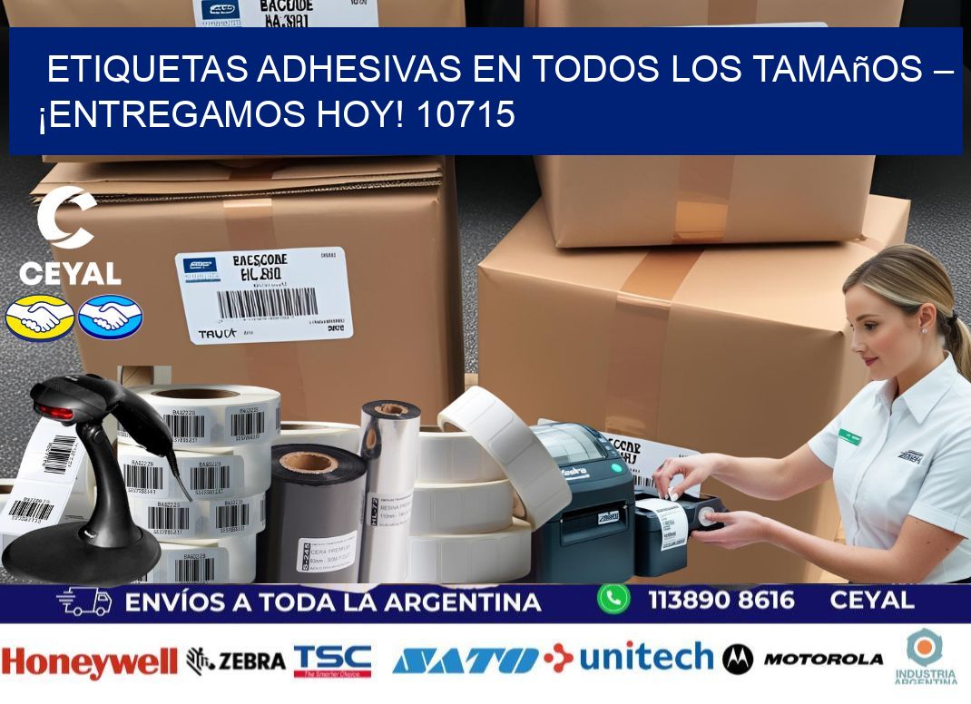 Etiquetas Adhesivas en Todos los Tamaños – ¡Entregamos Hoy! 10715