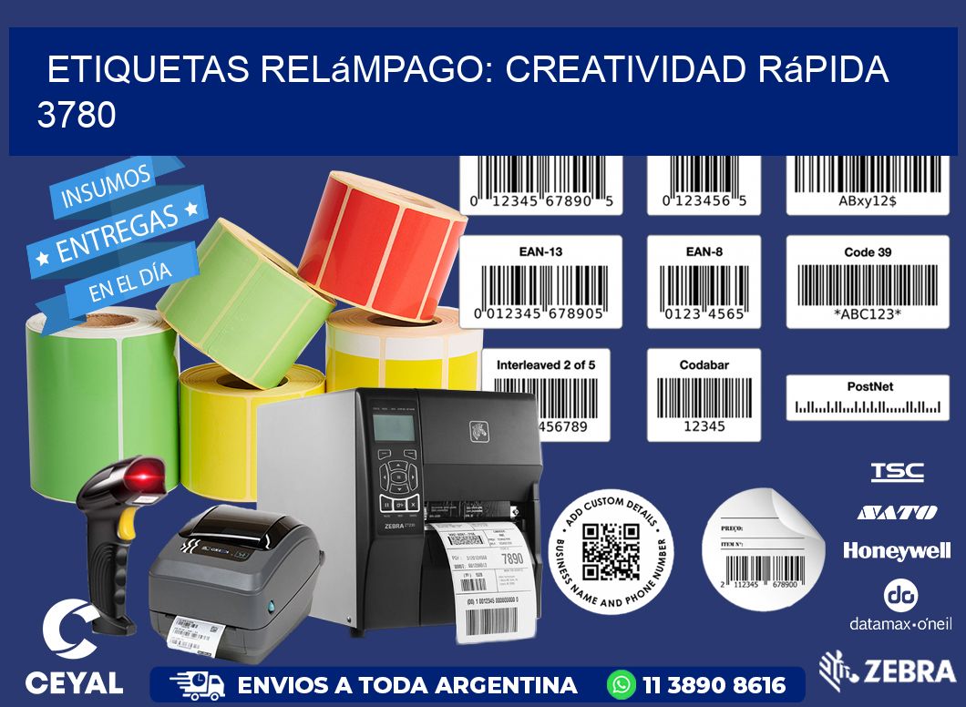 Etiquetas Relámpago: Creatividad Rápida 3780
