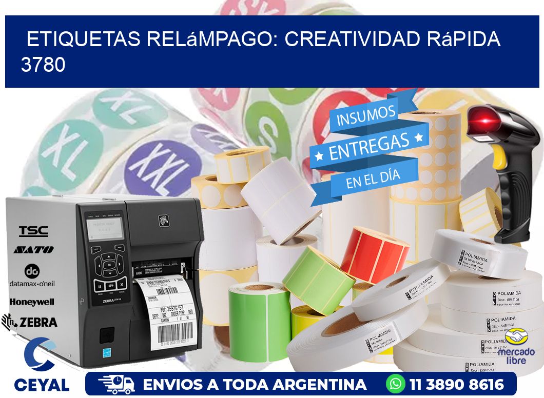 Etiquetas Relámpago: Creatividad Rápida 3780